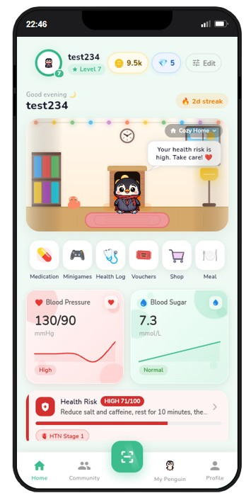 Vytal home screen
